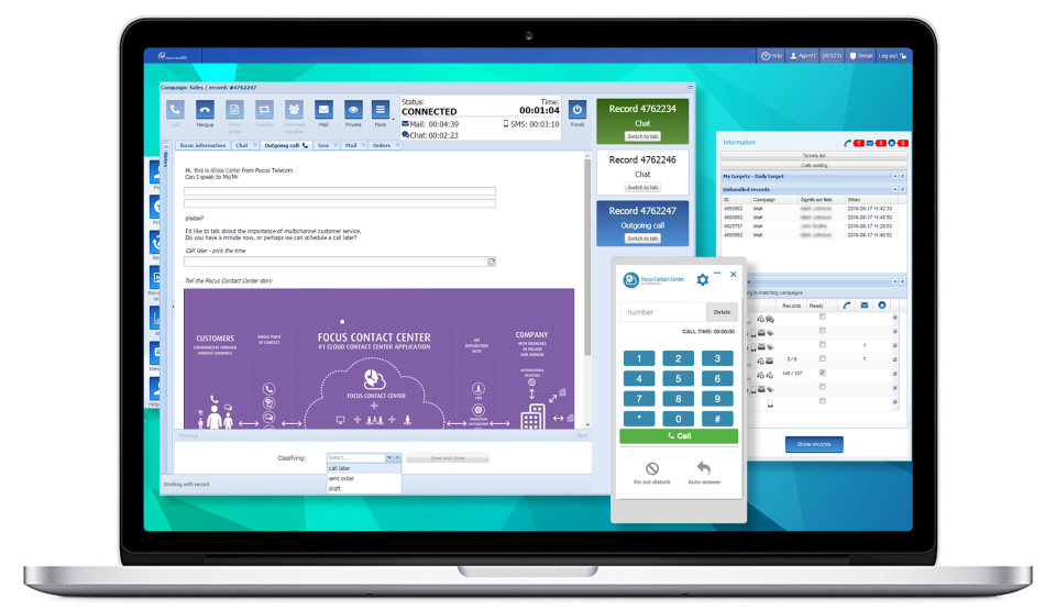 screenshot of Focus Desk